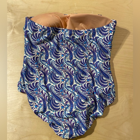 Re-Imagined by J. Crew Maternity Strapless One Piece Swimsuit Size 20 (MW) - Picture 11 of 14